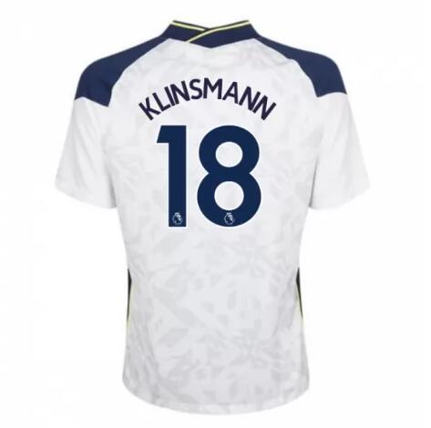 Tottenham Hotspur Home Kit Soccer Jersey KLINSMANN 18 2020/21